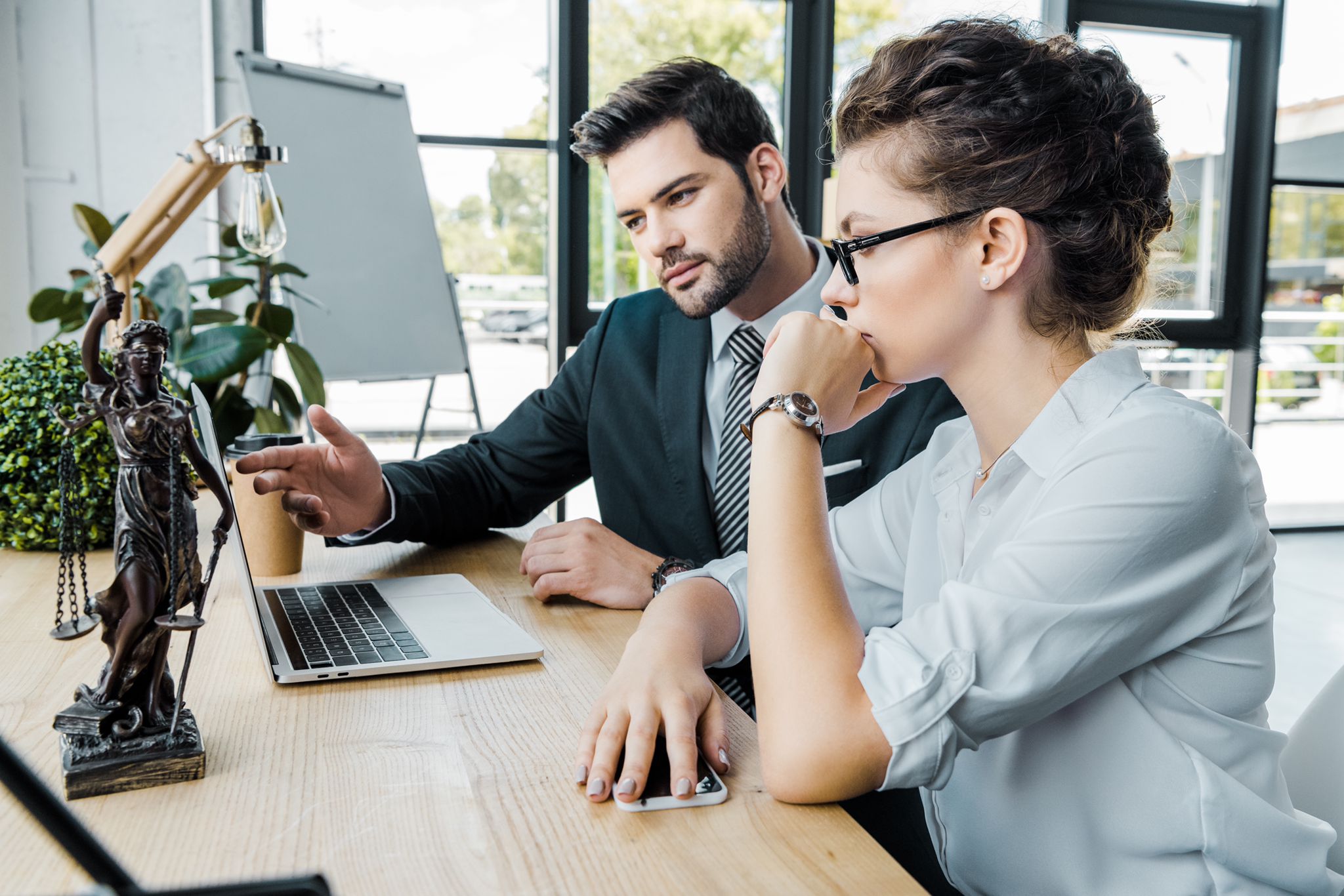 solicitors reviewing their law firm website design